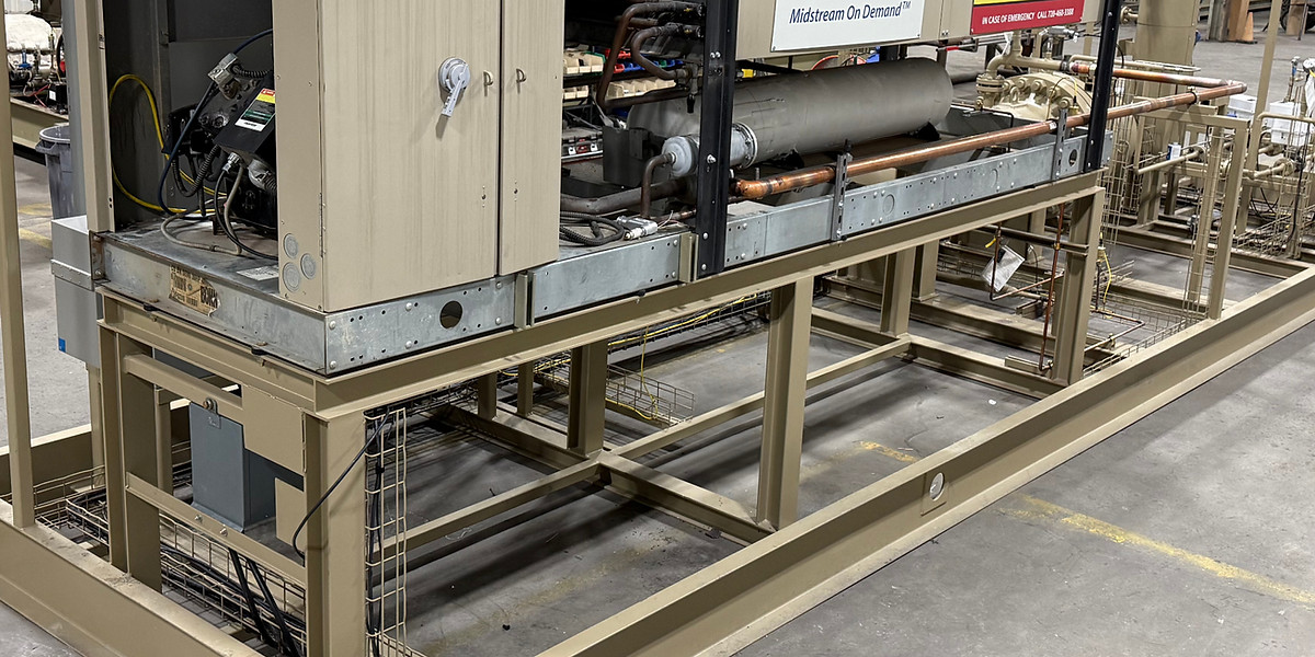 Pioneer Energy Pegasus Mini HP high-pressure fuel gas conditioning system preventing gas lift compressor misfires and knock