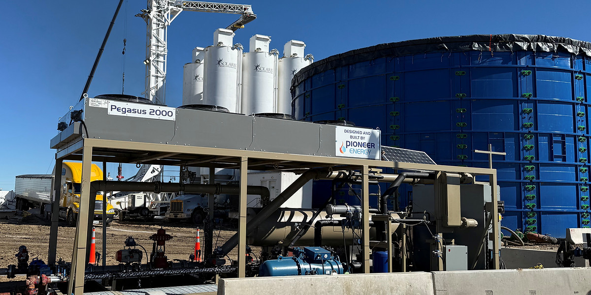 Pioneer Energy Pegasus LP field gas conditioning system deployed for natural gas liquids NGL recovery