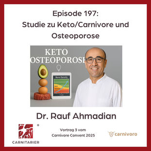 Studie zu Keto/Carnivore bei Osteoporose – Dr. Rauf Ahmadian