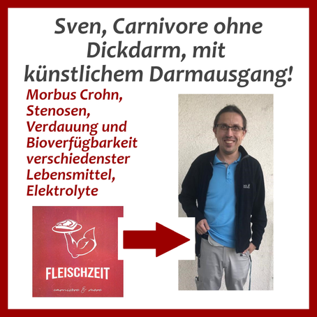 Carnivore ohne Dickdarm, mit künstlichen Darmausgang!