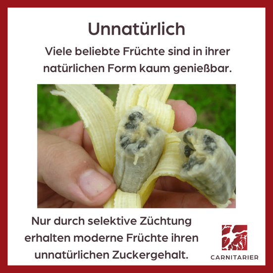 Obst in natürlicher Form