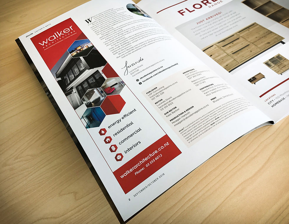 Walker Architecture Abode Advert