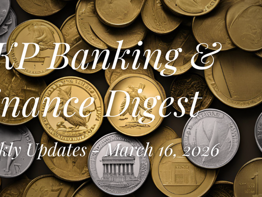 Banking & Finance Digest March 16, 2026