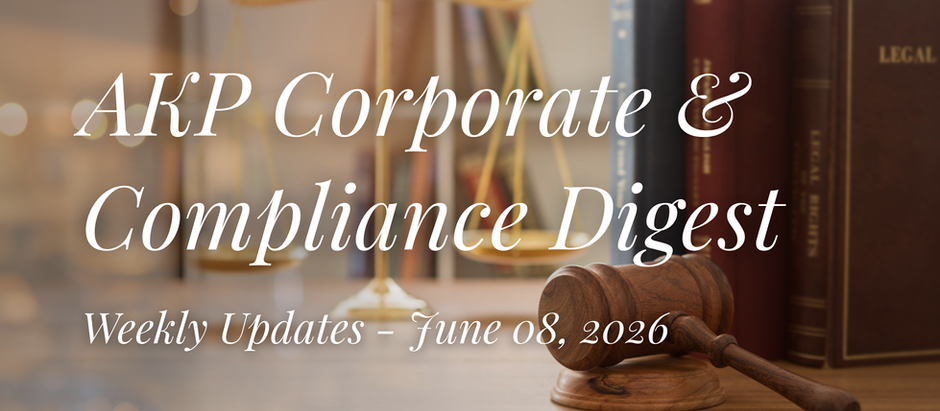 Corporate & Compliance Digest June 08, 2026