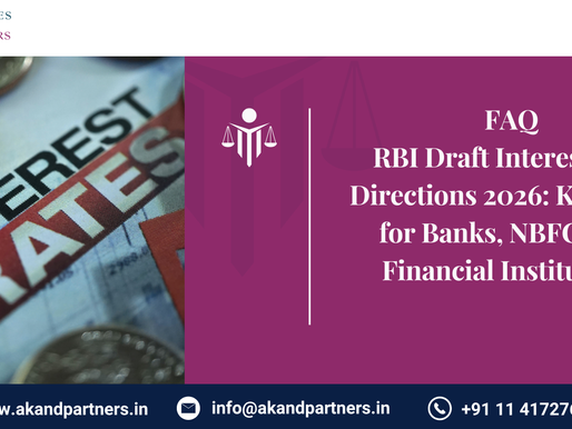 RBI Draft Interest Rate Directions 2026: Key FAQs for Banks, NBFCs and Financial Institutions