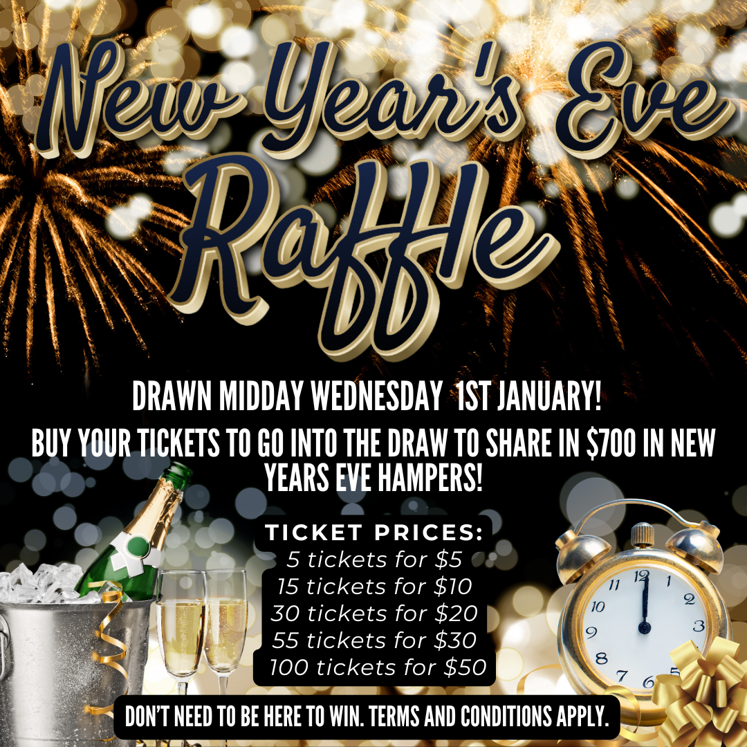 Club Rivers Raffles New Years Eve Raffle | Club Pine Rivers