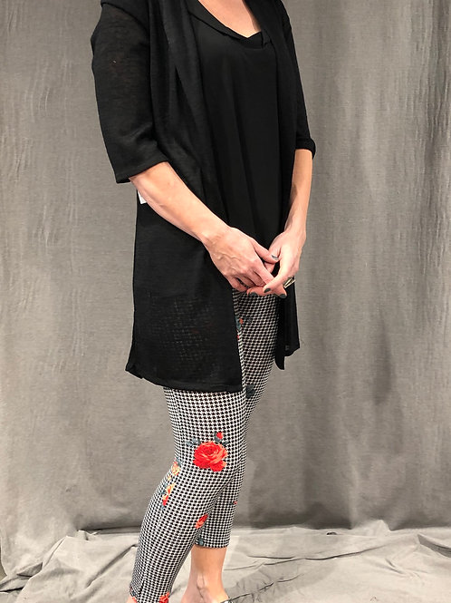 Legging 3/4 fente au bas S630