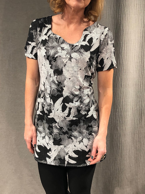 Chandail encolure ondulée S622