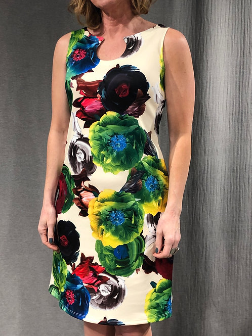 Robe évasée trou-de-serrure S752