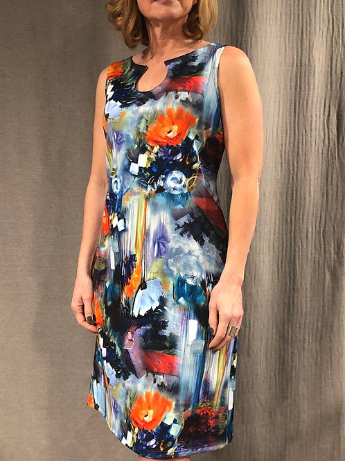 Robe évasée trou-de-serrure S749