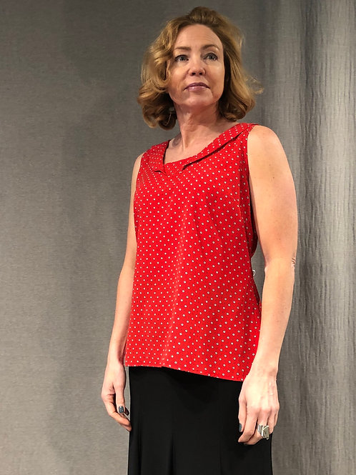 Camisole courte matelot à revers S756