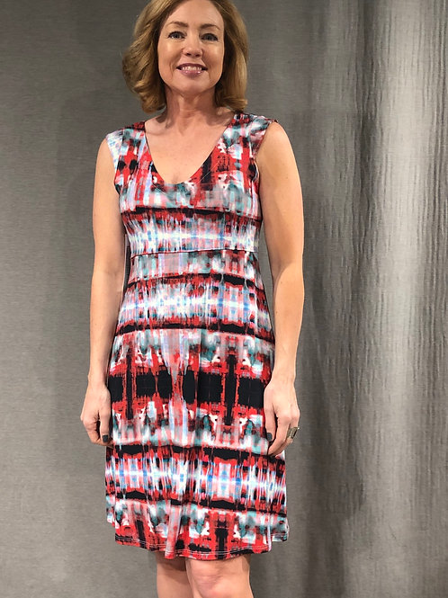 Robe taille empire évasée à mancheron S651