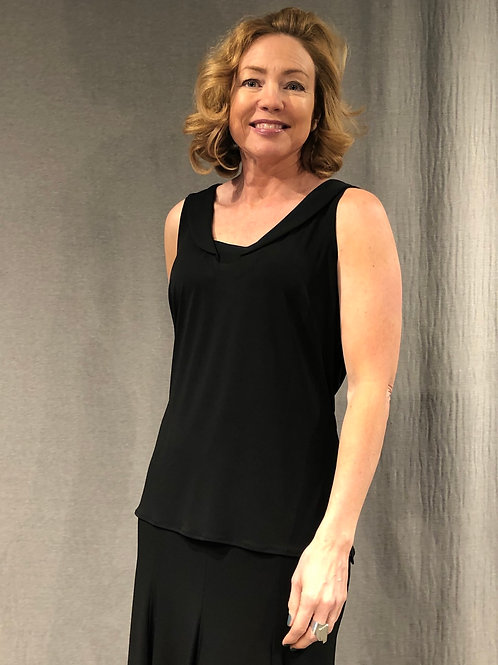 Camisole courte matelot à revers S762