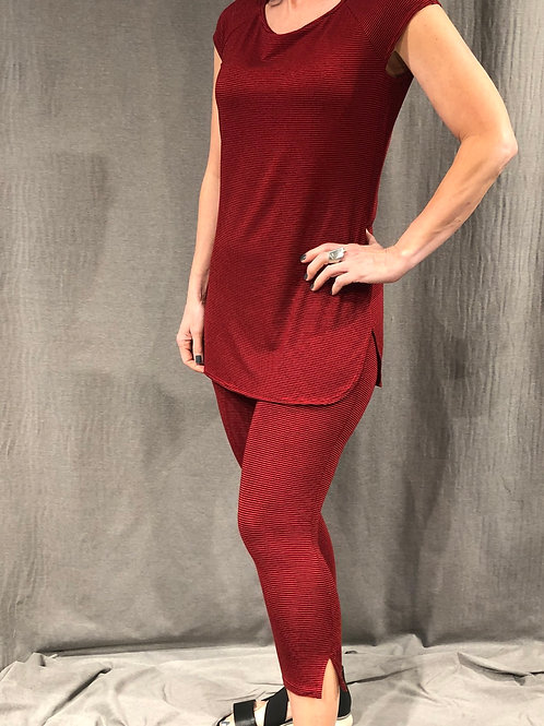 Legging 3/4 fente au bas S632