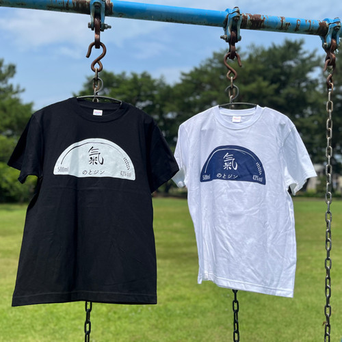 のとジン氣 Tシャツ ブラック（M, L）（税込） | NotoGin