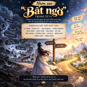 NHÓM SAO “BẤT NGỜ” TRONG TỬ VI – NHỮNG CHUYỆN ĐẾN NGOÀI DỰ TÍNH