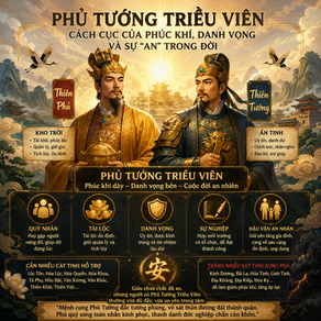 PHỦ TƯỚNG TRIỀU VIÊN – CÁCH CỤC CỦA PHÚC KHÍ, DANH VỌNG VÀ SỰ “AN” TRONG ĐỜI