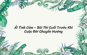 Ải Tình Cảm – Bài Thi Cuối Trước Khi Cuộc Đời Chuyển Hướng