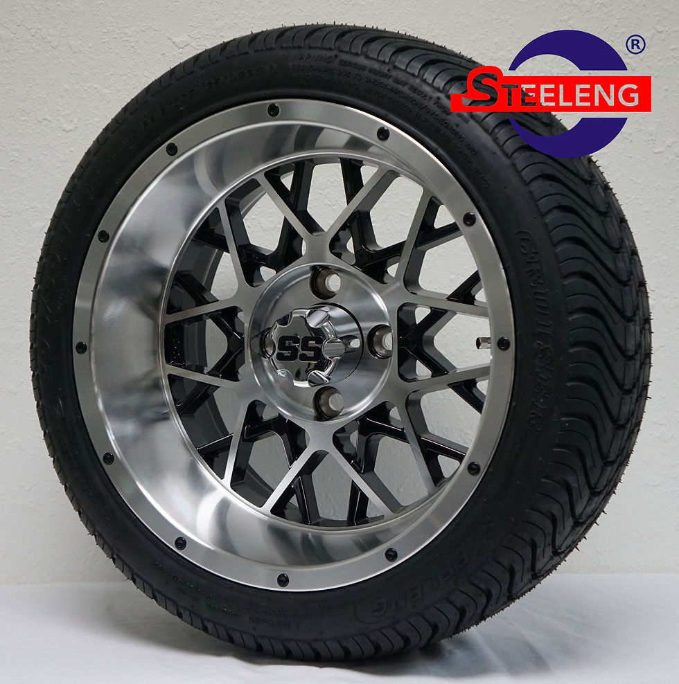 Thumbnail: 14" Venom (Machined Black) Wheels