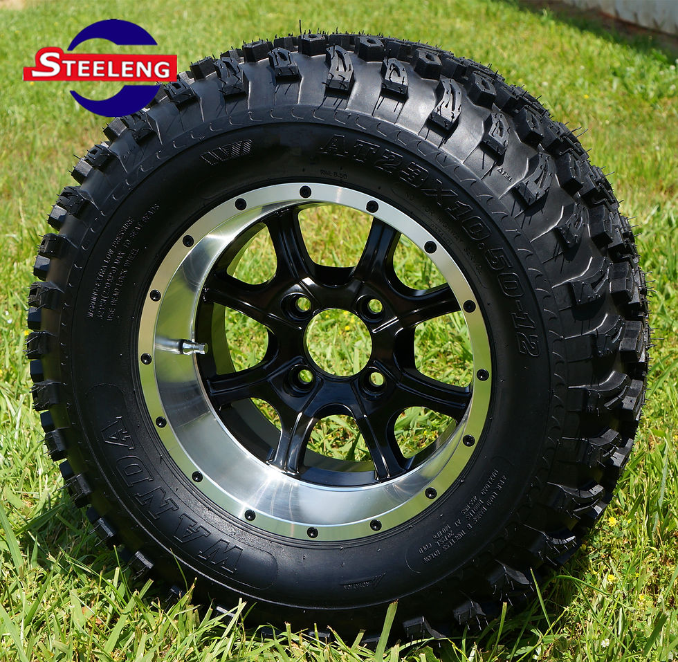 Thumbnail: 12" Ghost (Machined Black) Wheels