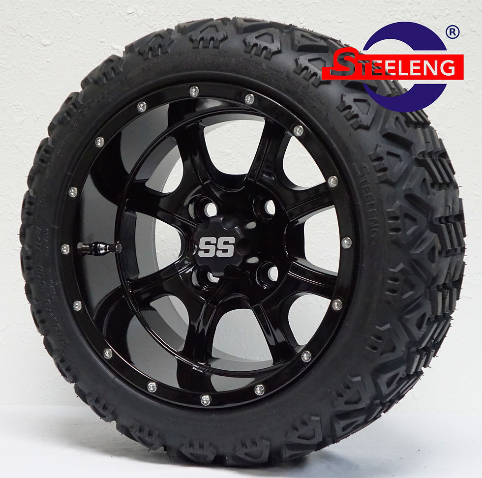 Thumbnail: 12" Nightstalker (Glossy Black) Wheels