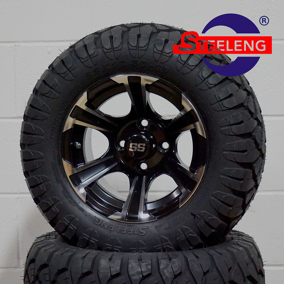 Thumbnail: 12" Blade (Machined Black) Wheels