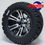 Thumbnail: 12" Bulldog (Machined Black) Wheels