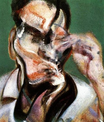 Estudio para retratFrancis Bacon, Estudio para retrato de Lucian Freud, Sketch, 1966.o de Lucian