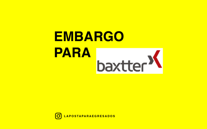 Embargo para Baxtter