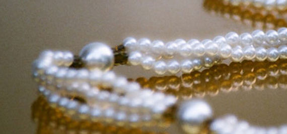 Pearl Necklace Closeup
