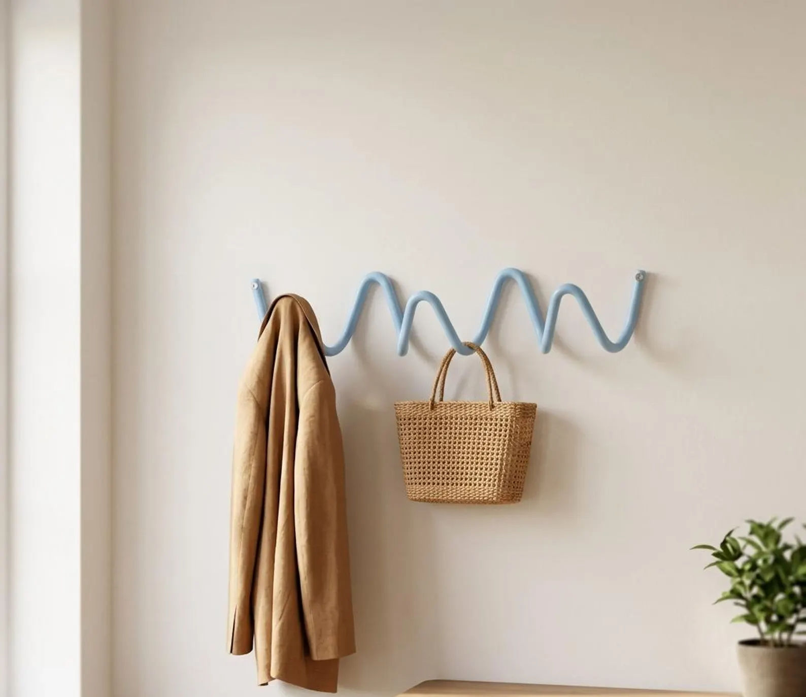 Modern Wall Mounted Coat Rack