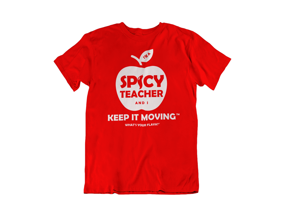 Red Spicy Teacher T-Shirt