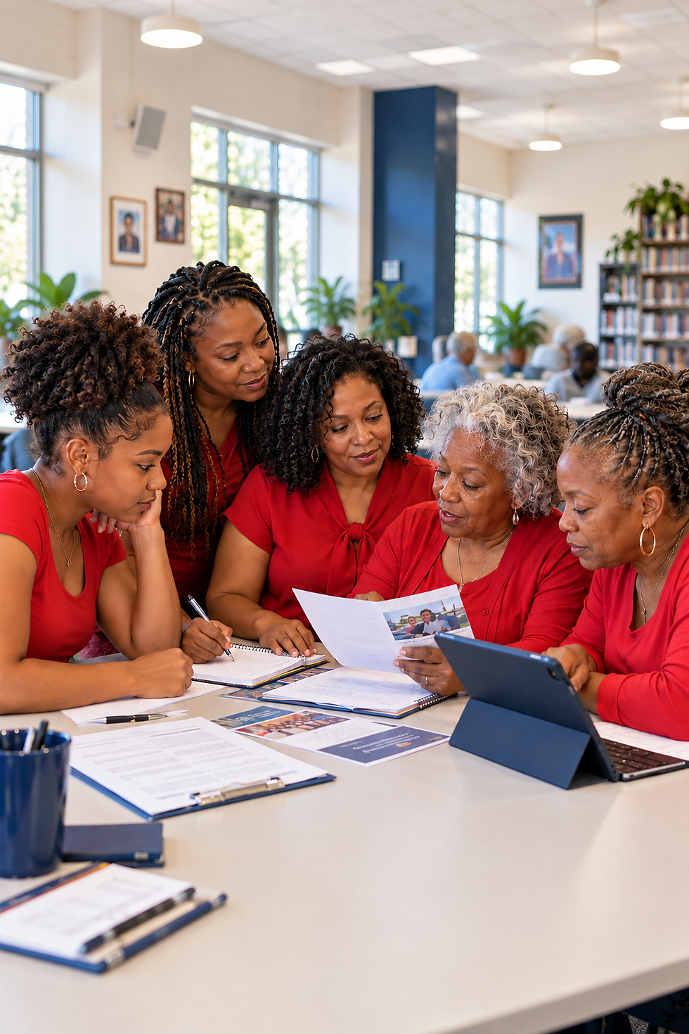 Multigenerational Women Learning Together