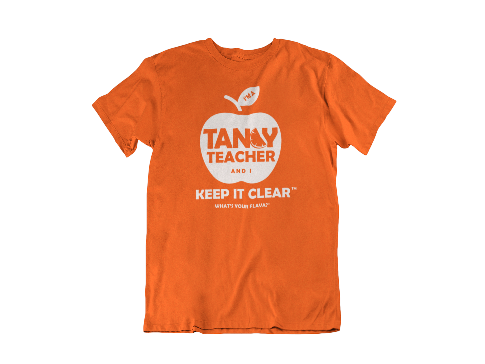 Orange Tangy Teacher T-Shirt