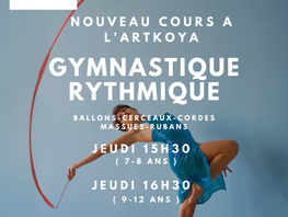 GYMNASTIQUE RYTHMIQUE TOUS LES JEUDIS.