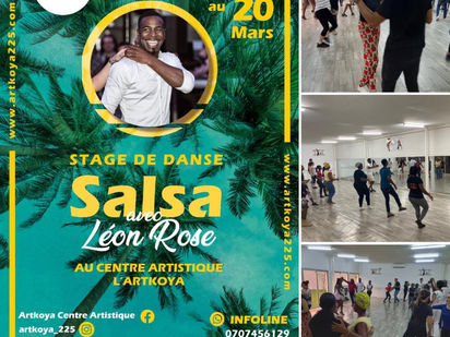 SALSA AVEC LEON ROSE C'ETAIT DU 18 AU 20 MARS 2022
