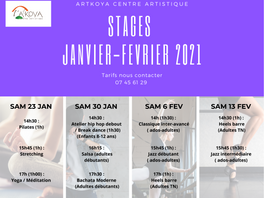 STAGES DANSES ET BIEN-ETRE 2021