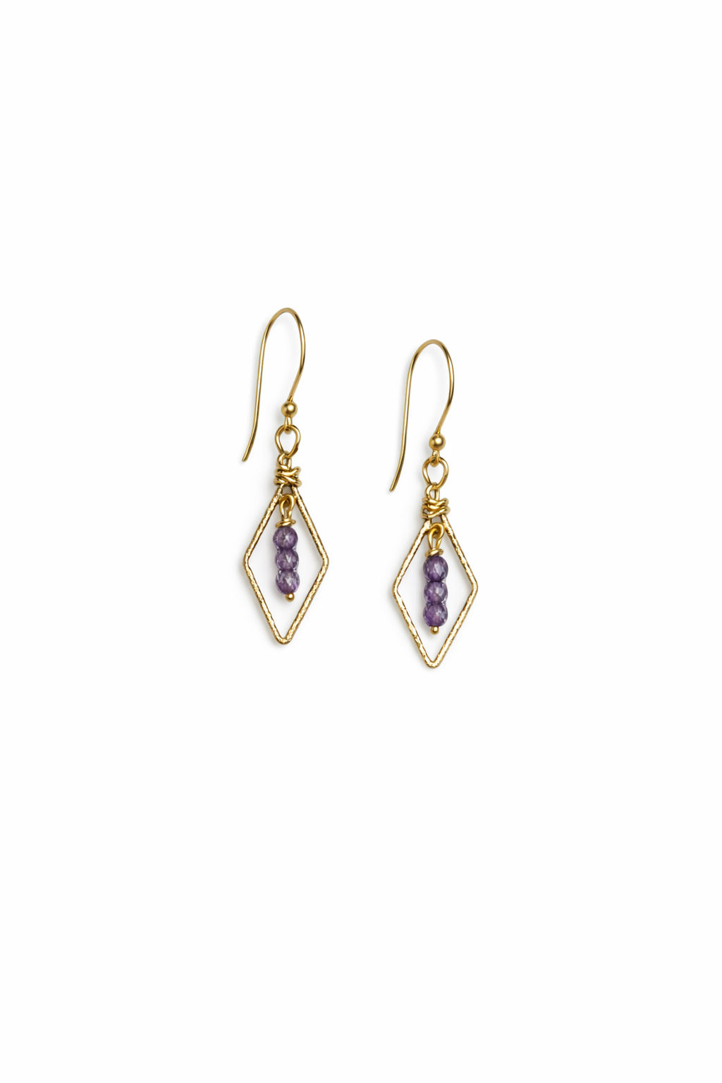 Gold Filled Tanzanite Gemstone Chandelier Hook Earrings