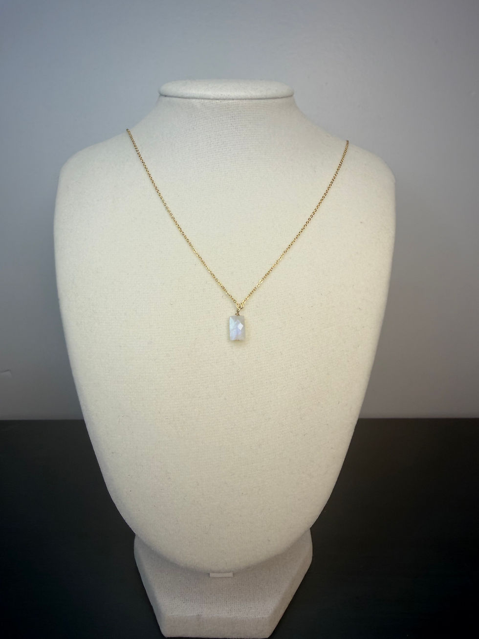 Thumbnail: Gold Filled Moonstone Necklace 