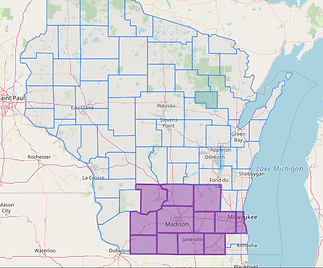 Service Coverage Area