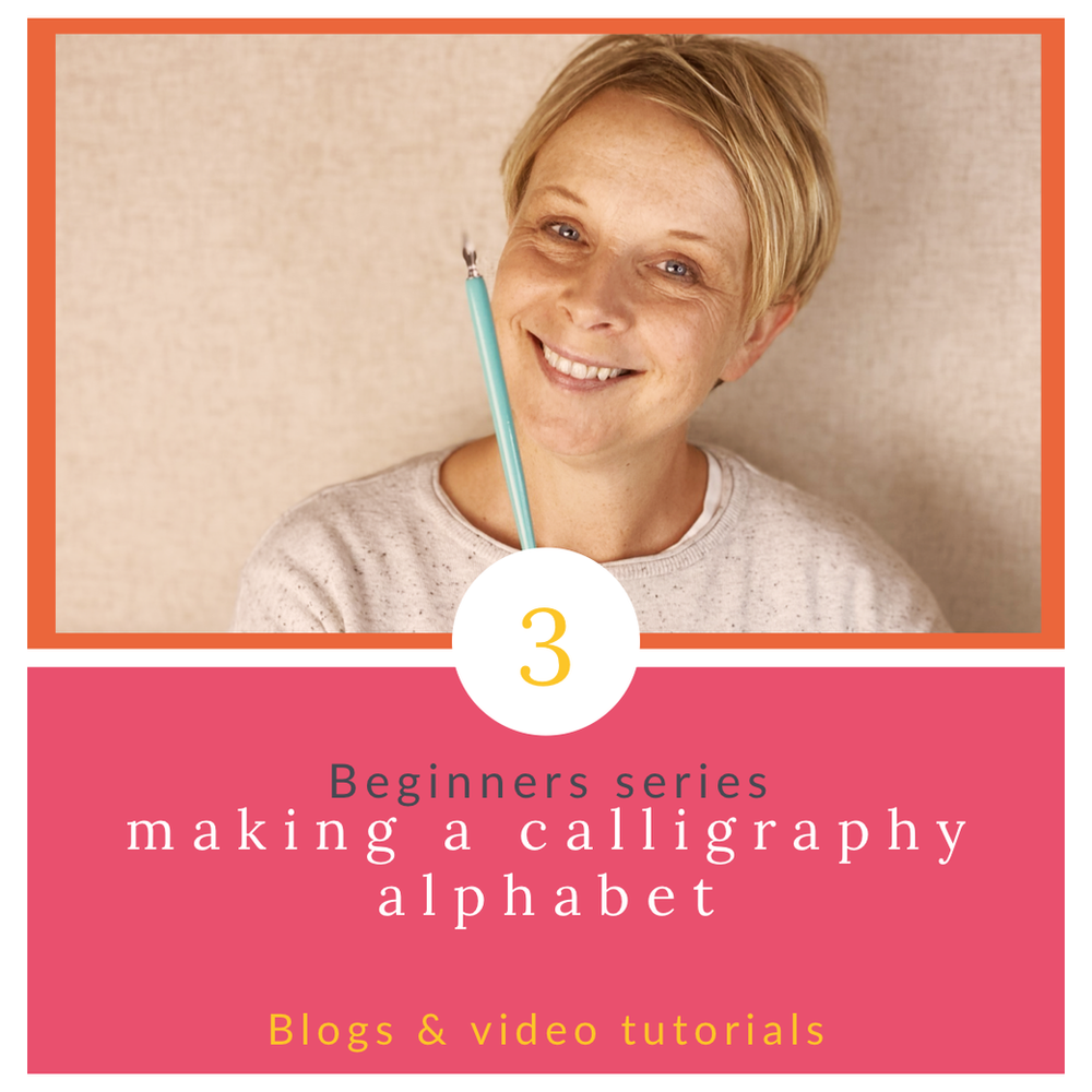 beginner series part 3 making an alphabet in calligraphy
