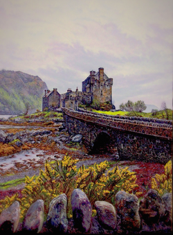 The Bridge at Eilean Donan, Scotland  18 x 24