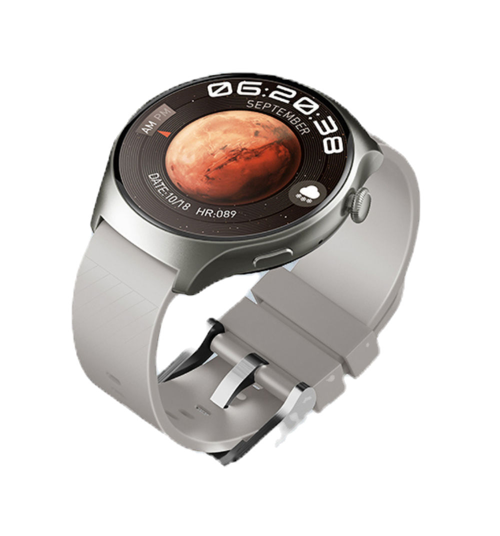 Poderoso Smartwatch HW6 com NFC ChatGPT tela AMOLED de 1,52"