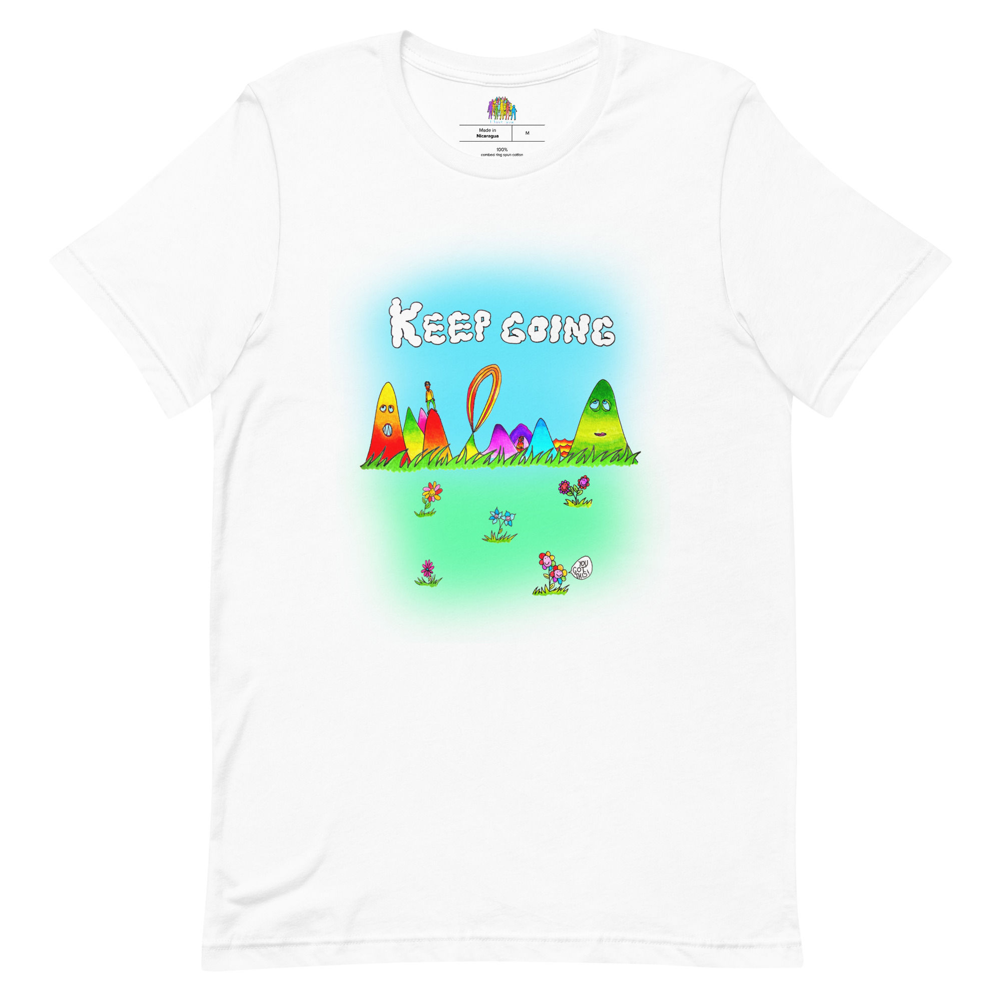 Keep Going Unisex T-shirt White
