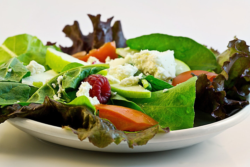Health salad in a bowl