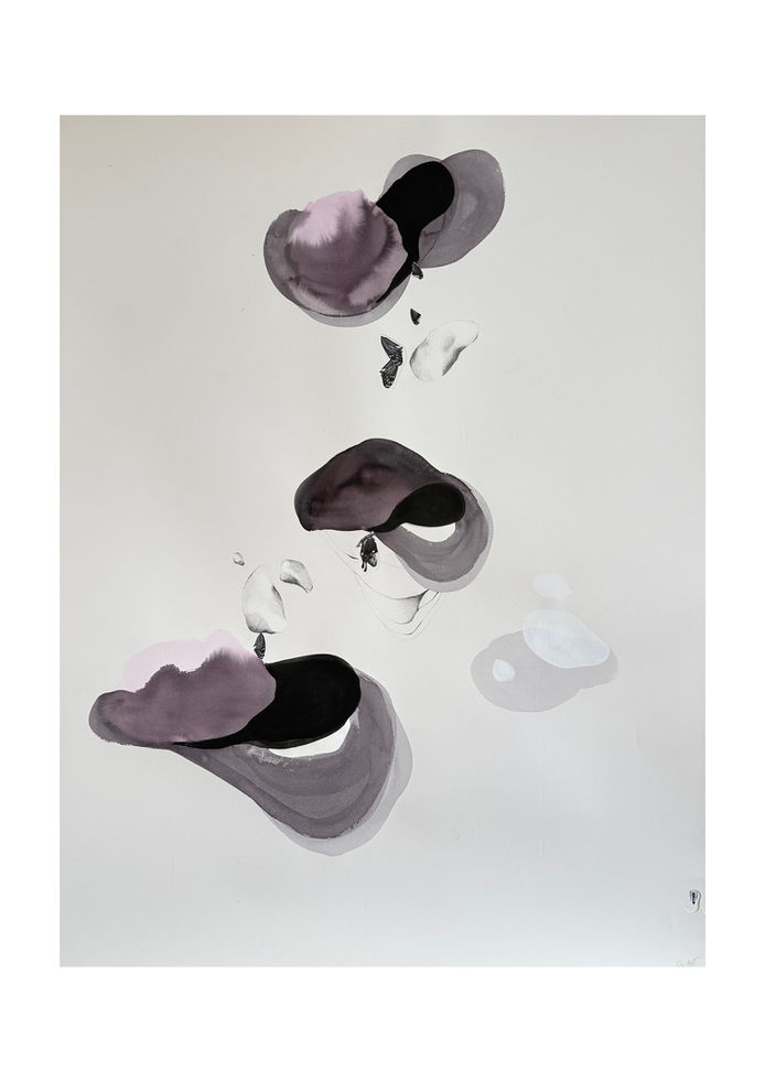 Sarah-Lena Rickert
Tinte · Gouache · Graphit · Collage auf Papier
114 x 140