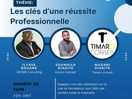 WEBINAR BUSINESS : LES CLES D'UNE REUSSITE PROFESSIONNELLE