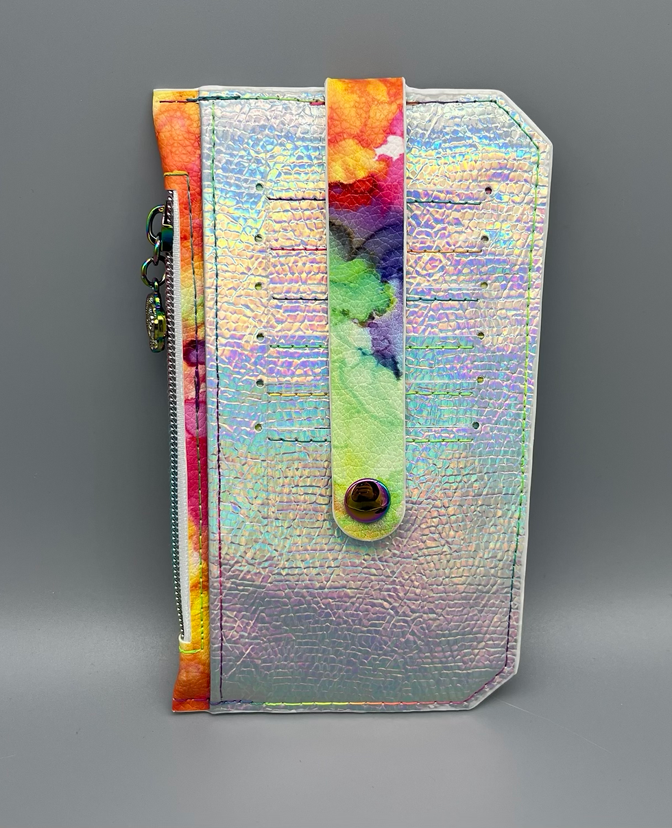 Thumbnail: Silver & Rainbow Purse Pal Wallet