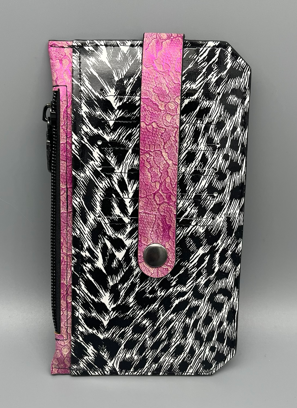 Thumbnail: Pink Lace & Snow Leopard Purse Pal Wallet 