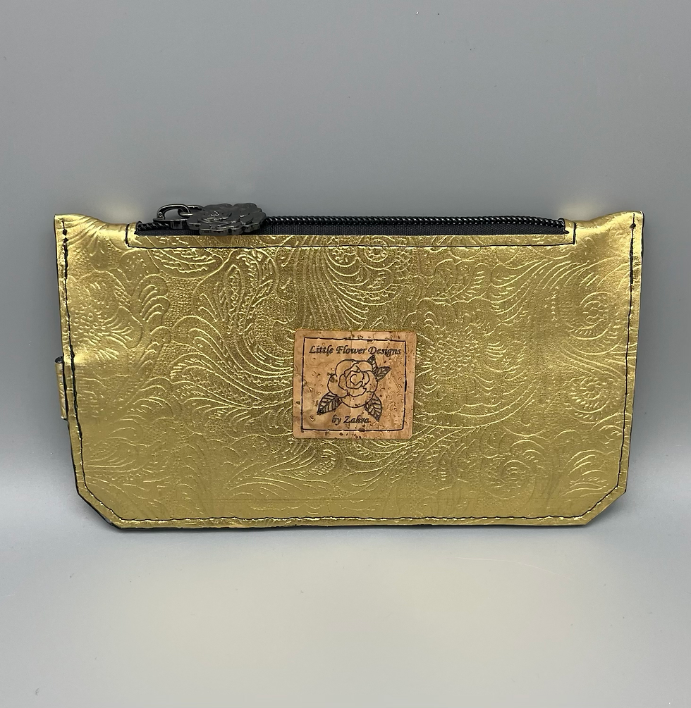 Thumbnail: Black & Gold Purse Pal Wallet